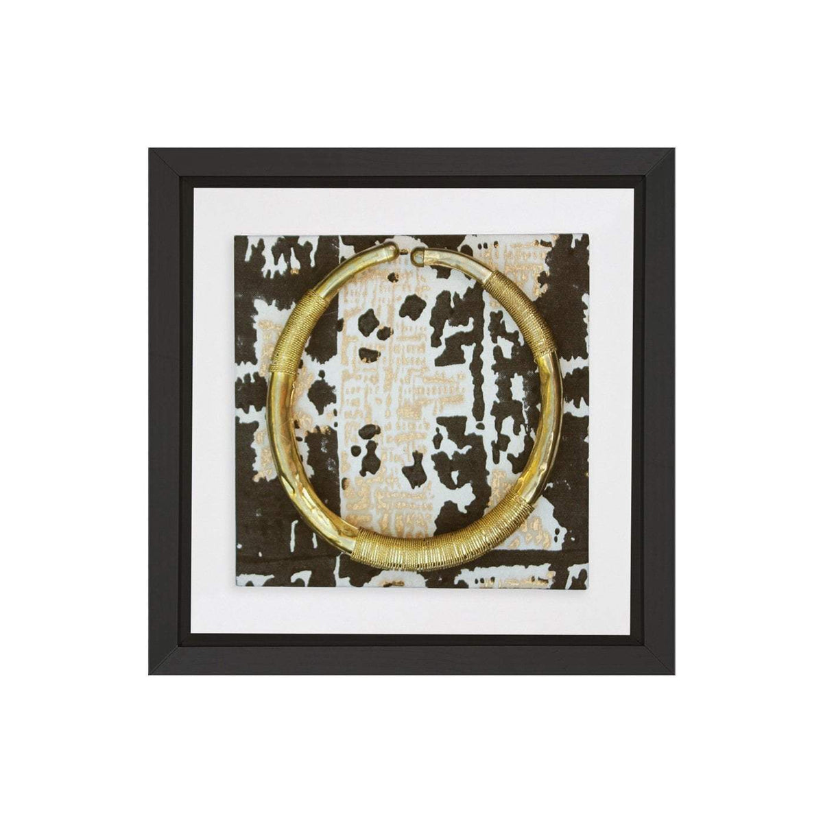 Amulet Delhi Ruins Gold Artwork 25 x 25 cm-abc