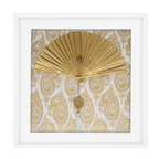 Fan Tassel Gold Artwork 52 x 52 cm-abc