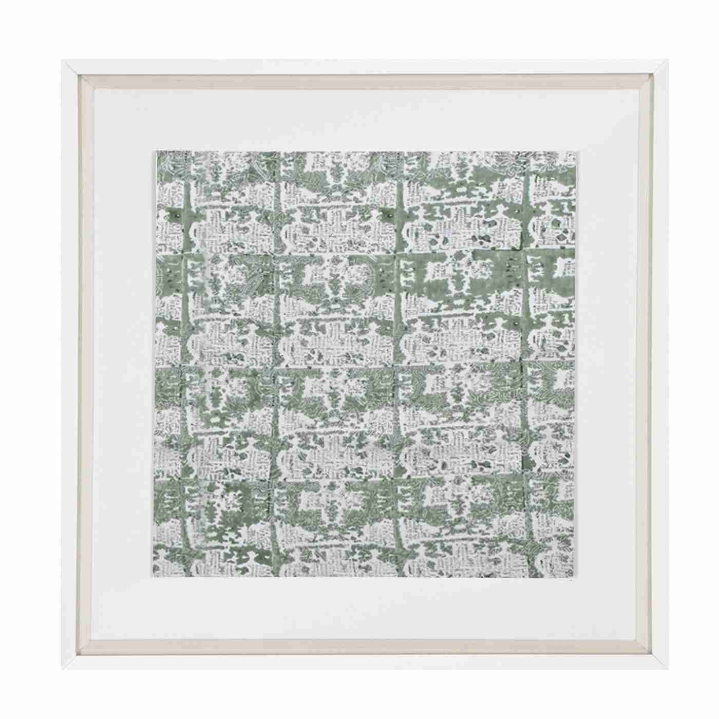 Ruins Haze Celadon Artwork 52 x 52 cm-abc