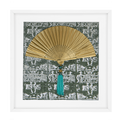 Fan Tassel Green Artwork 52 x 52 cm-abc