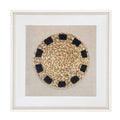 Place Mat Natural on Natural Artwork 52 x 52 cm-abc