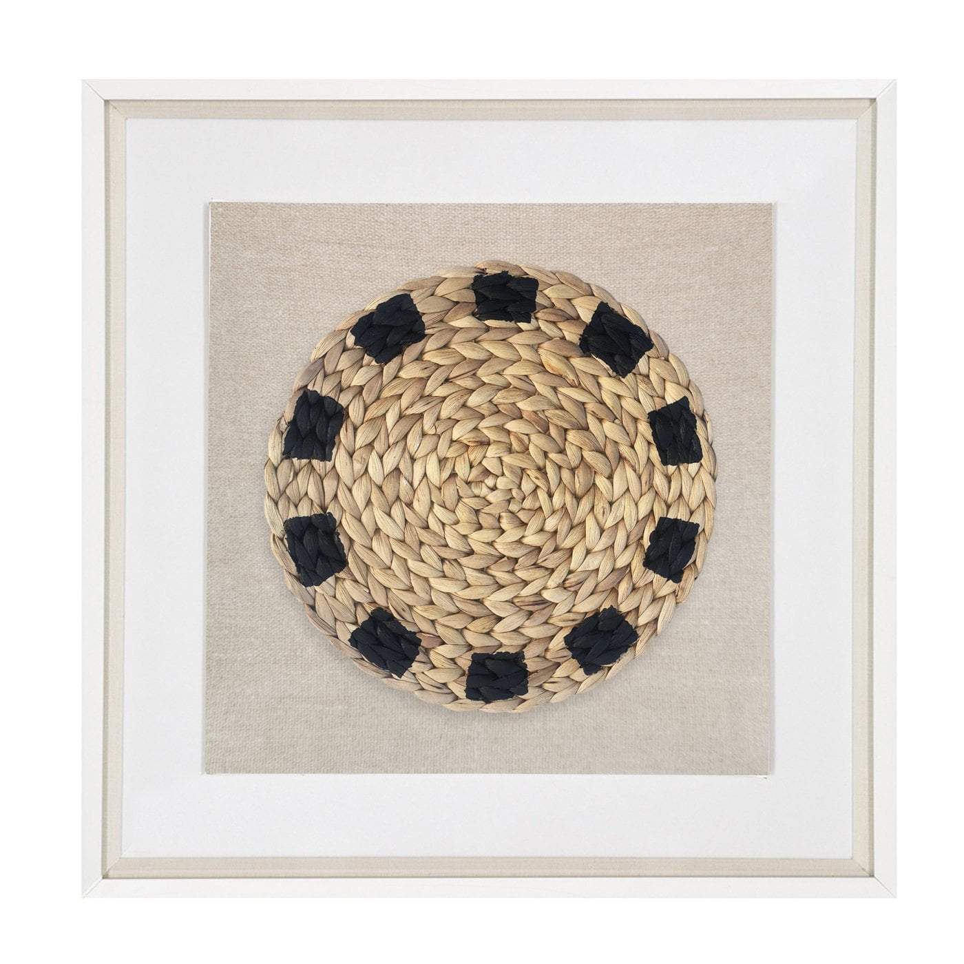 Place Mat Natural on Natural Artwork 52 x 52 cm-abc