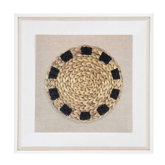Place Mat Natural on Natural Artwork 52 x 52 cm-abc