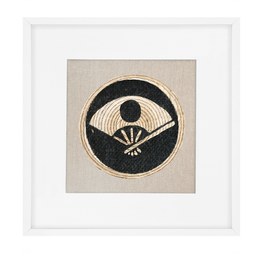 Place Mat Fan Natural Artwork 52 x 52 cm-abc