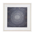 Dreamtime Aboriginal Dot Navy Artwork 52x52cm-abc