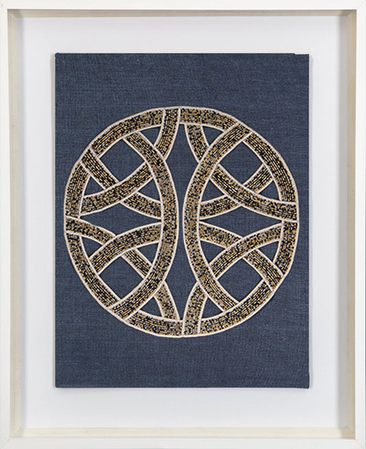 Chanel Navy Artwork 67 cm x 85 cm-abc