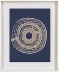 African Armour Navy Artwork 67 x 85 cm-abc