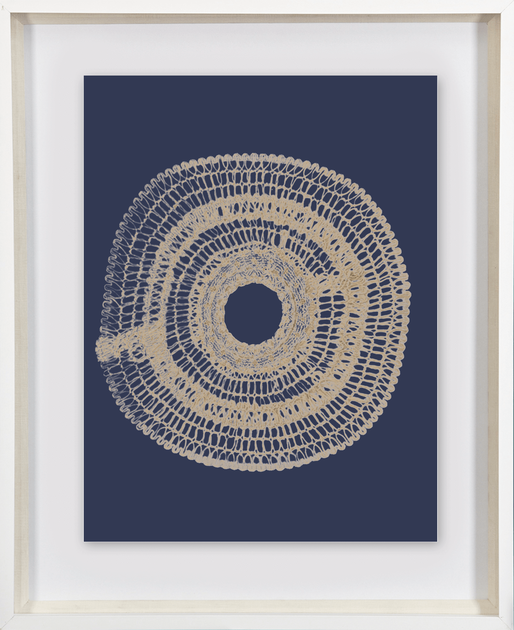 African Armour Navy Artwork 67 x 85 cm-abc