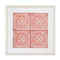 Kilim Repeat Orange Artwork 52cm x 52cm-abc