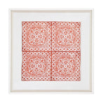 Kilim Repeat Orange Artwork 52cm x 52cm-abc