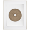 African Shield White Artwork 67cm x 85cm-abc