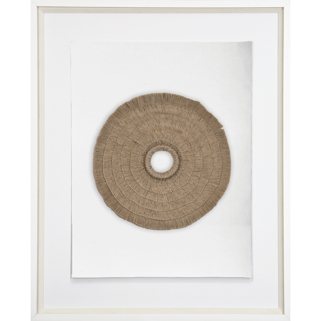 African Shield White Artwork 67cm x 85cm-abc