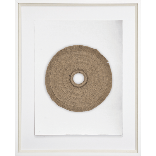 African Shield White Artwork 67cm x 85cm-abc