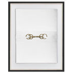 Horse Bit White Artwork 67cm x 85cm-abc