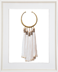 Tassel Amulet White Artwork 67cm x 85cm-abc