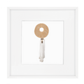 Tassel Disc Gold White Artwork 52 x 52 cm-abc