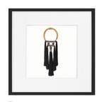 Tassel Spanish Black Artwork 52 x 52 cm-abc