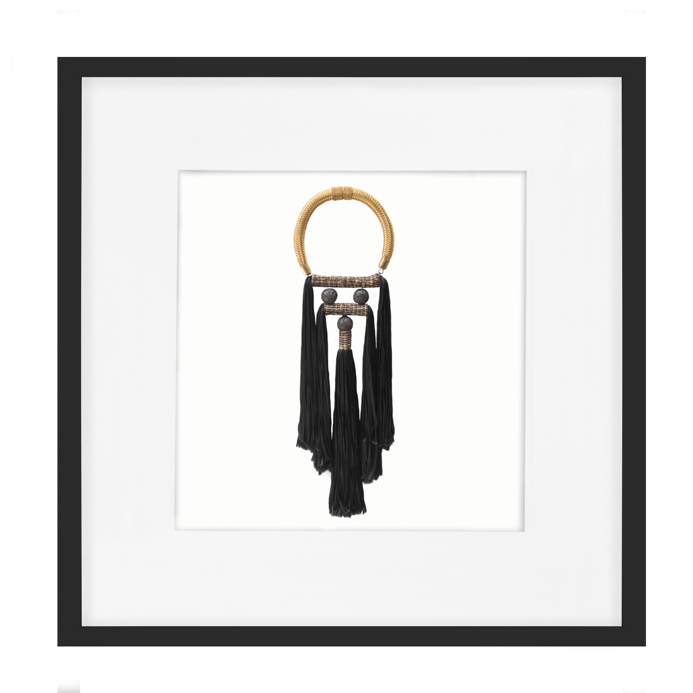 Tassel Spanish Black Artwork 52 x 52 cm-abc