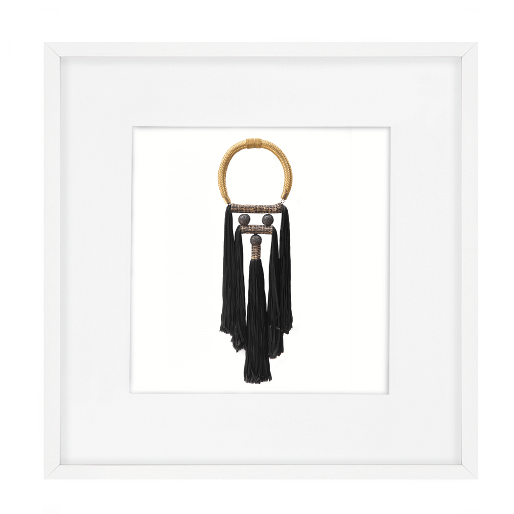 Tassel Spanish Black Artwork 52 x 52 cm-abc