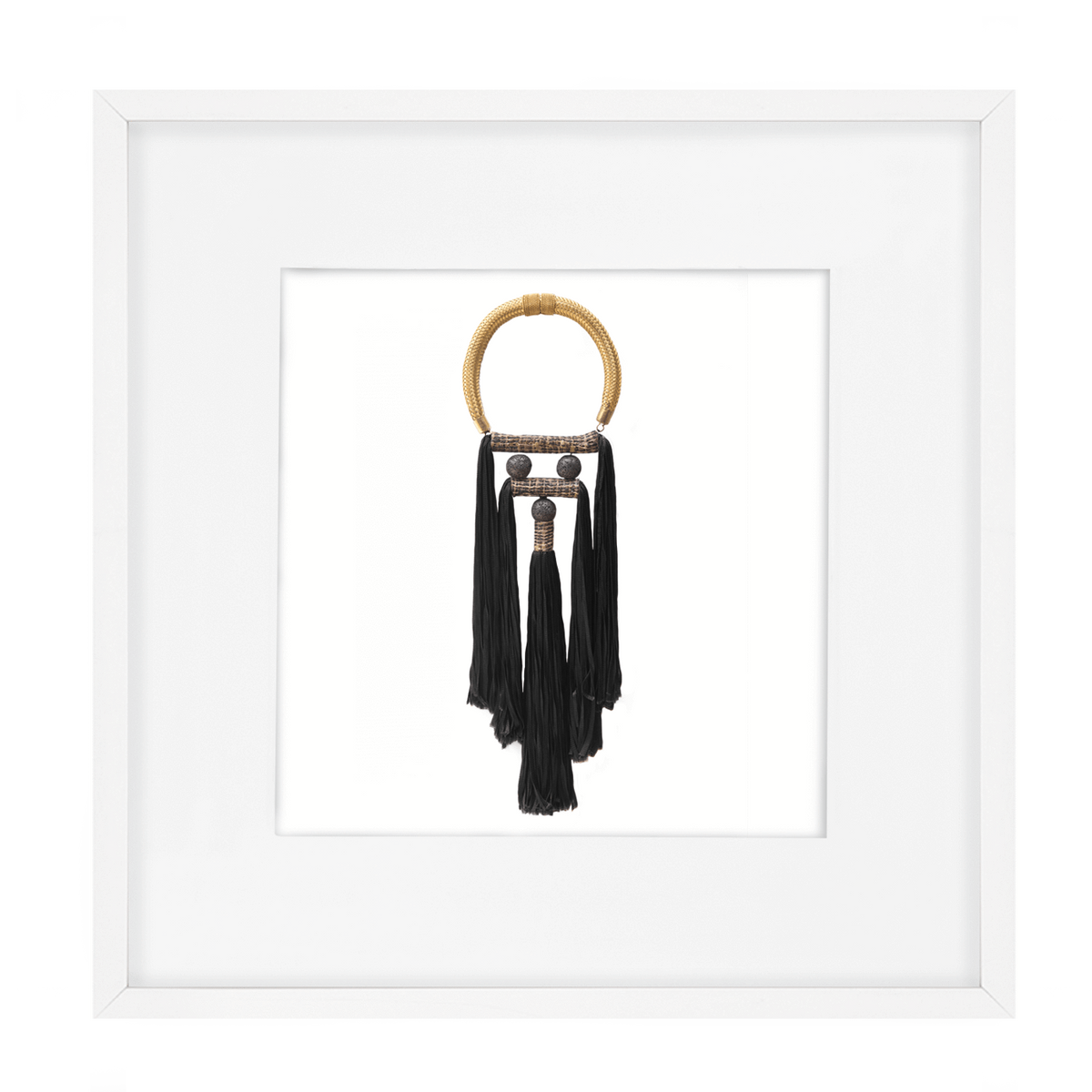 Tassel Spanish Black Artwork 52 x 52 cm-abc