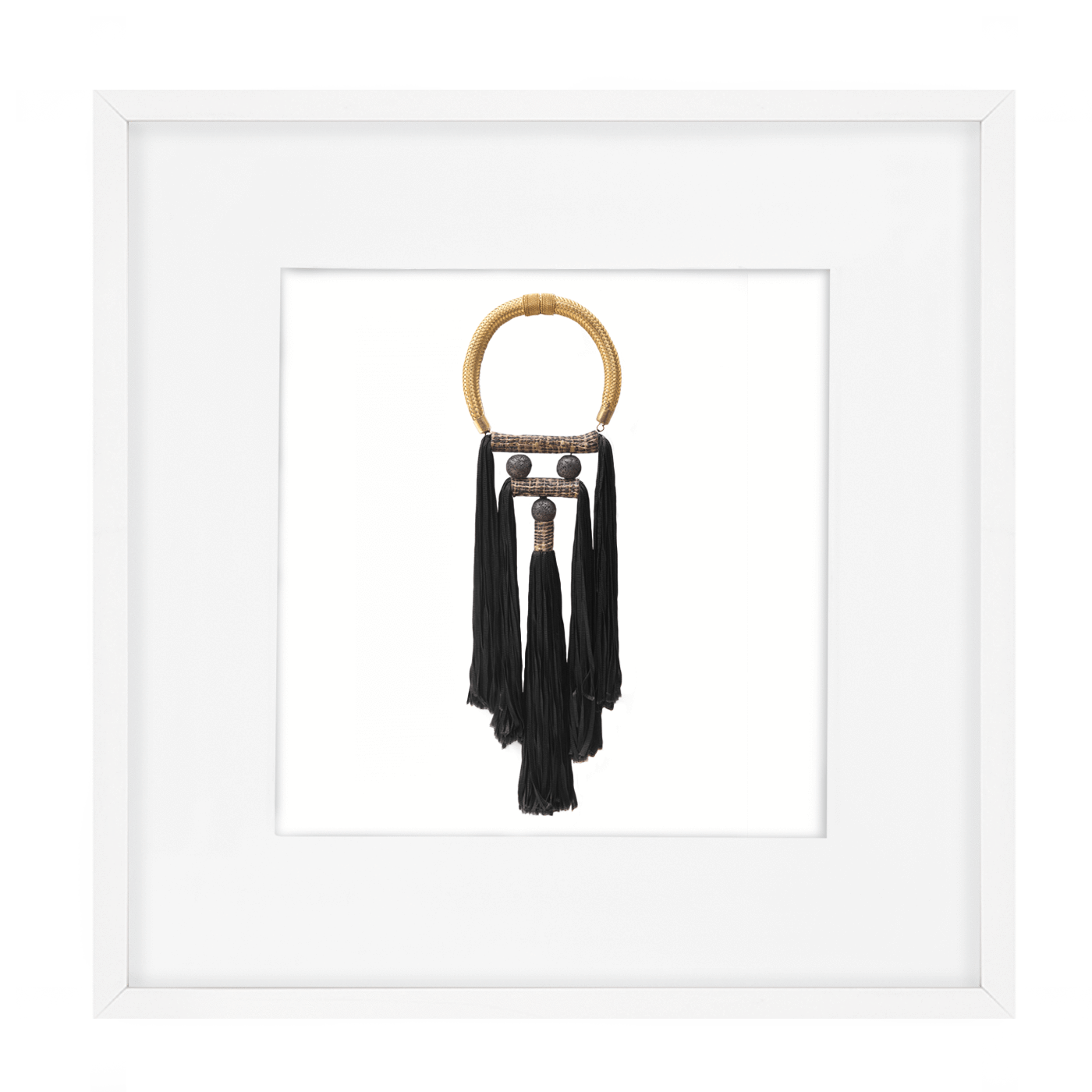 Tassel Spanish Black Artwork 52 x 52 cm-abc
