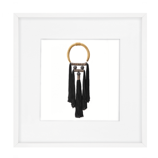 Tassel Spanish Black Artwork 52 x 52 cm-abc