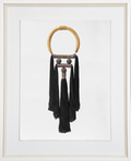 Tassel Spanish Black Artwork 67cm x 85cm-abc