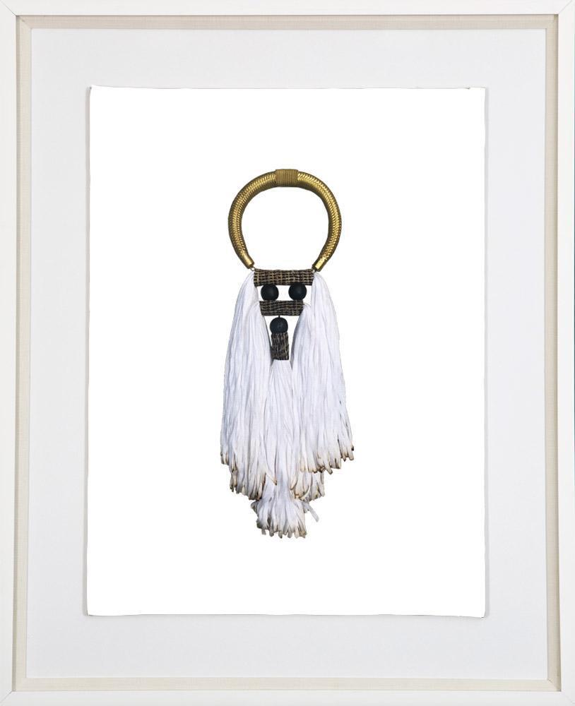 Tassel Spanish White Artwork 67cm x 85cm-abc