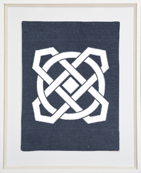 Dial Navy Artwork 67 x 85 cm-abc