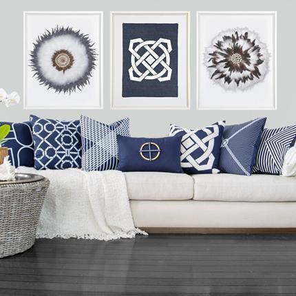 Dial Navy Artwork 67 x 85 cm-abc