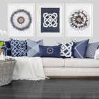 Dial Navy Artwork 67 x 85 cm-abc
