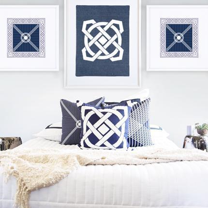 Dial Navy Artwork 67 x 85 cm-abc