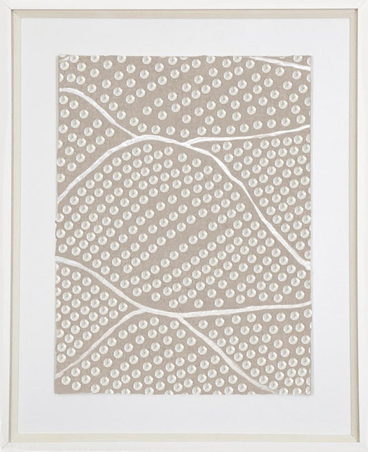 Shell Mother of Pearl Wave Artwork 67 x 85 cm-abc