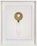 Tassel Gold On White Artwork 67 x 85 cm-abc