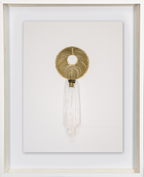 Tassel Gold On White Artwork 67 x 85 cm-abc