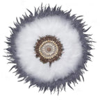 Feather Latope White Artwork 67cm x 85cm-abc