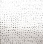 Gudri Stitching White Bedsash with Black Stitching 76 x 229cm-abc