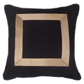 Braid Gold Black Euro Cushion 65 x 65 cm-abc