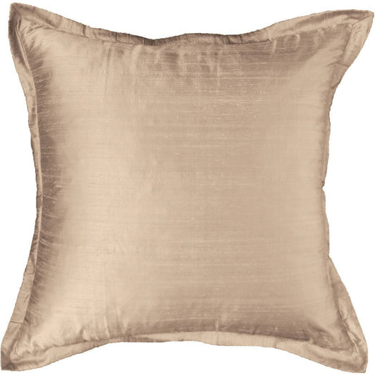 Dupion Oyster Euro Cushion 65 x 65 cm-abc