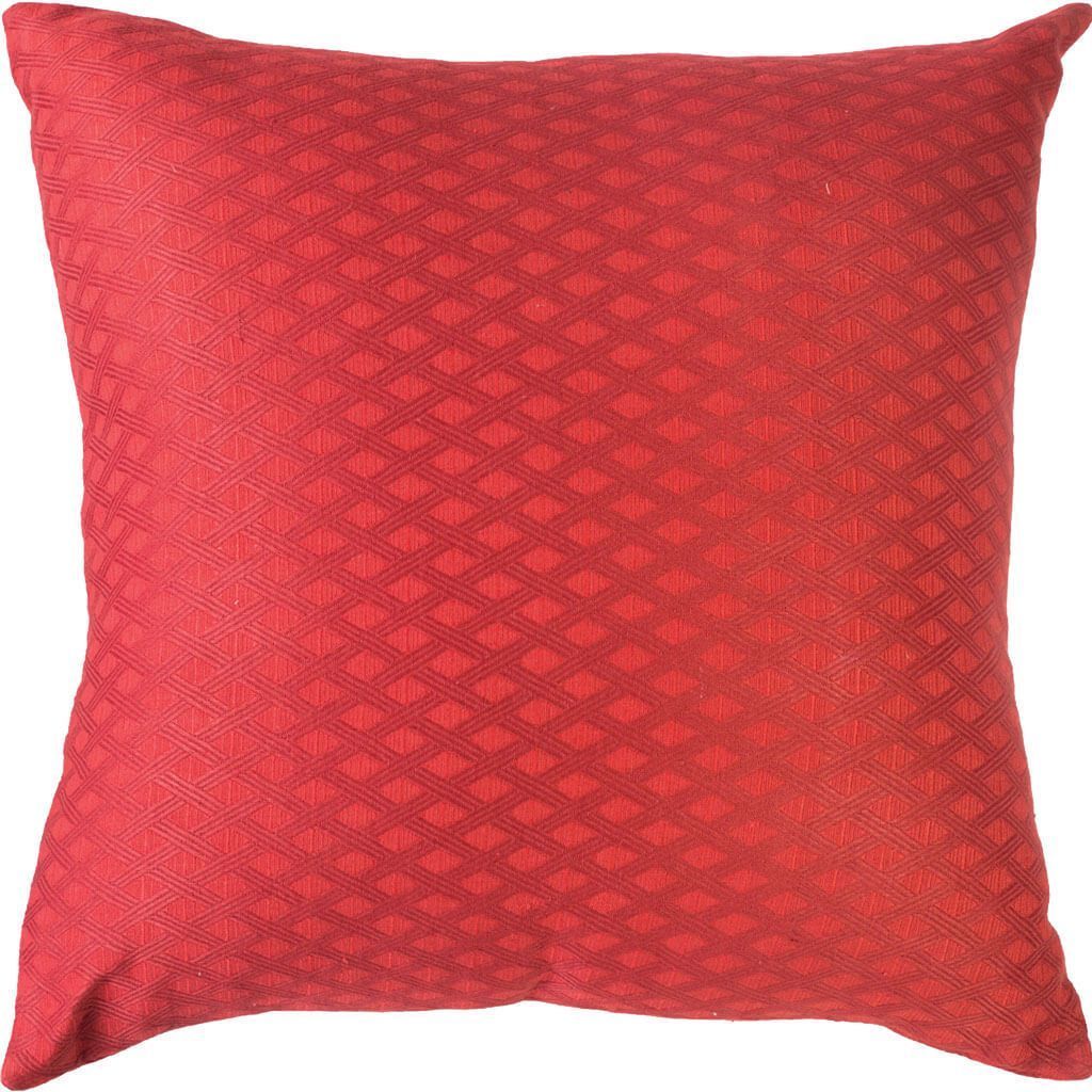 Weave Prism Red Euro Cushion 65 x 65 cm-abc