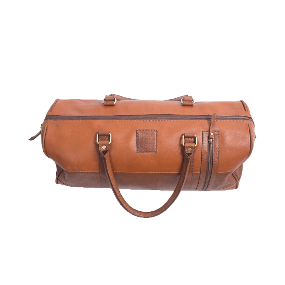 Leather Francis Gym Bag-abc