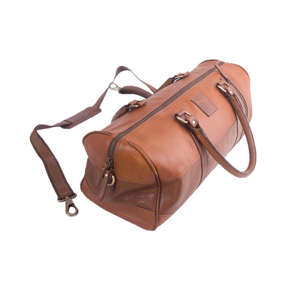 Leather Francis Gym Bag-abc