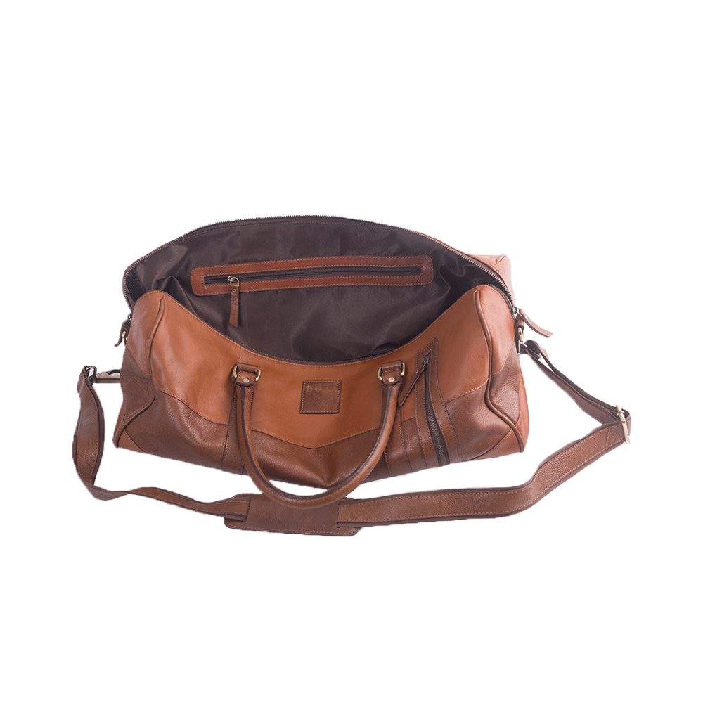 Leather Francis Gym Bag-abc