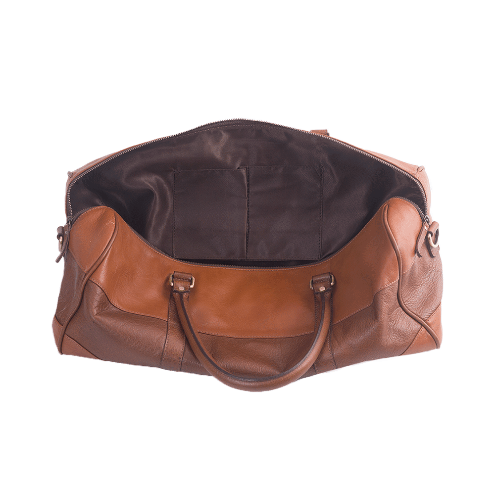 Leather Francis Gym Bag-abc