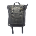 Leather Marley Black Backpack-abc