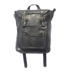 Leather Marley Black Backpack-abc