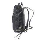 Leather Marley Black Backpack-abc