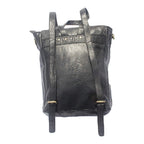 Leather Marley Black Backpack-abc