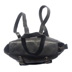 Leather Marley Black Backpack-abc