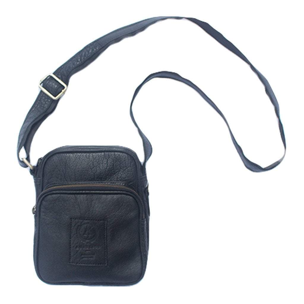 Leather Pax Crossbody Black Bag-abc